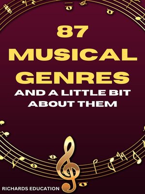 cover image of 87 Musical Genres and a Little Bit About Them